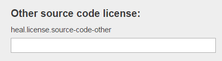 other source code license